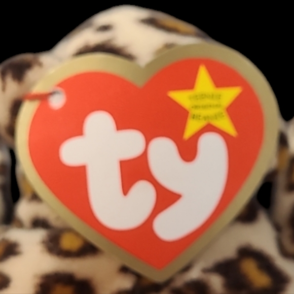1993 Ty-TEENIE BEANIE BABIES "FRECKLES" THE LEOPARD - MADE FOR McDONALDS - Picture 6 of 9